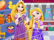Baby Rapunzel and Mom Shopping