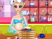 Elsa Cooking Pancakes